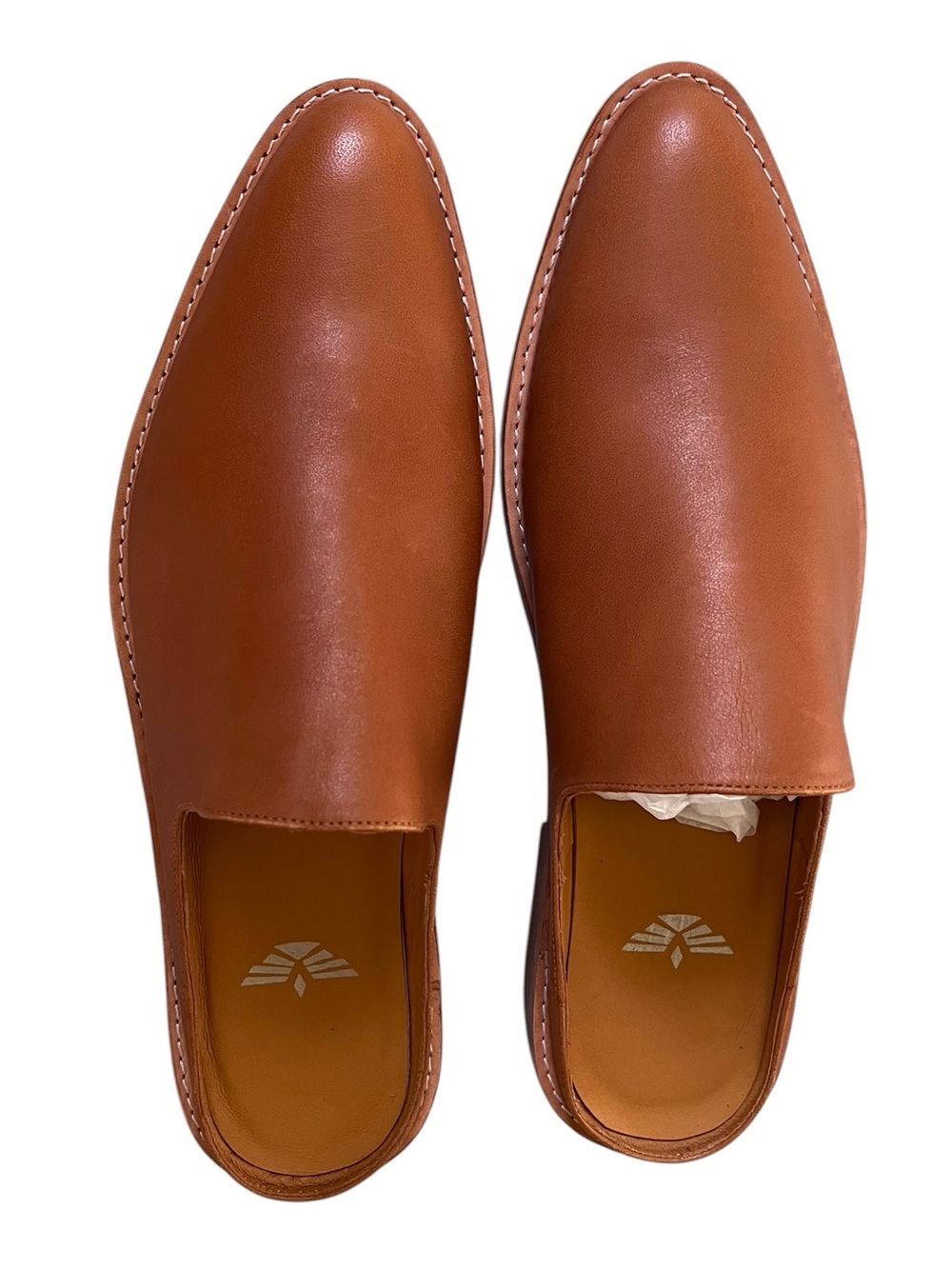Fortress of Inca Handmade Leather Mule Clogs Anthropologie Brown EU 41 US 10 NWT - Picture 3 of 9